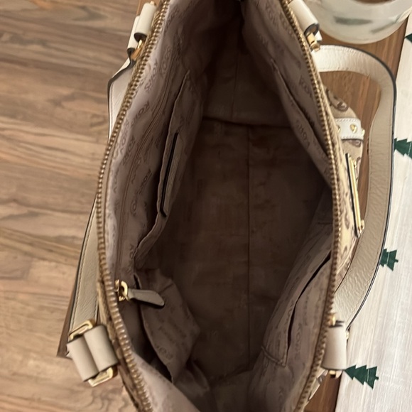 Michael Kors Brown/Khaki Studded Logo Tote Purse,handbag,tote - Picture 3 of 8